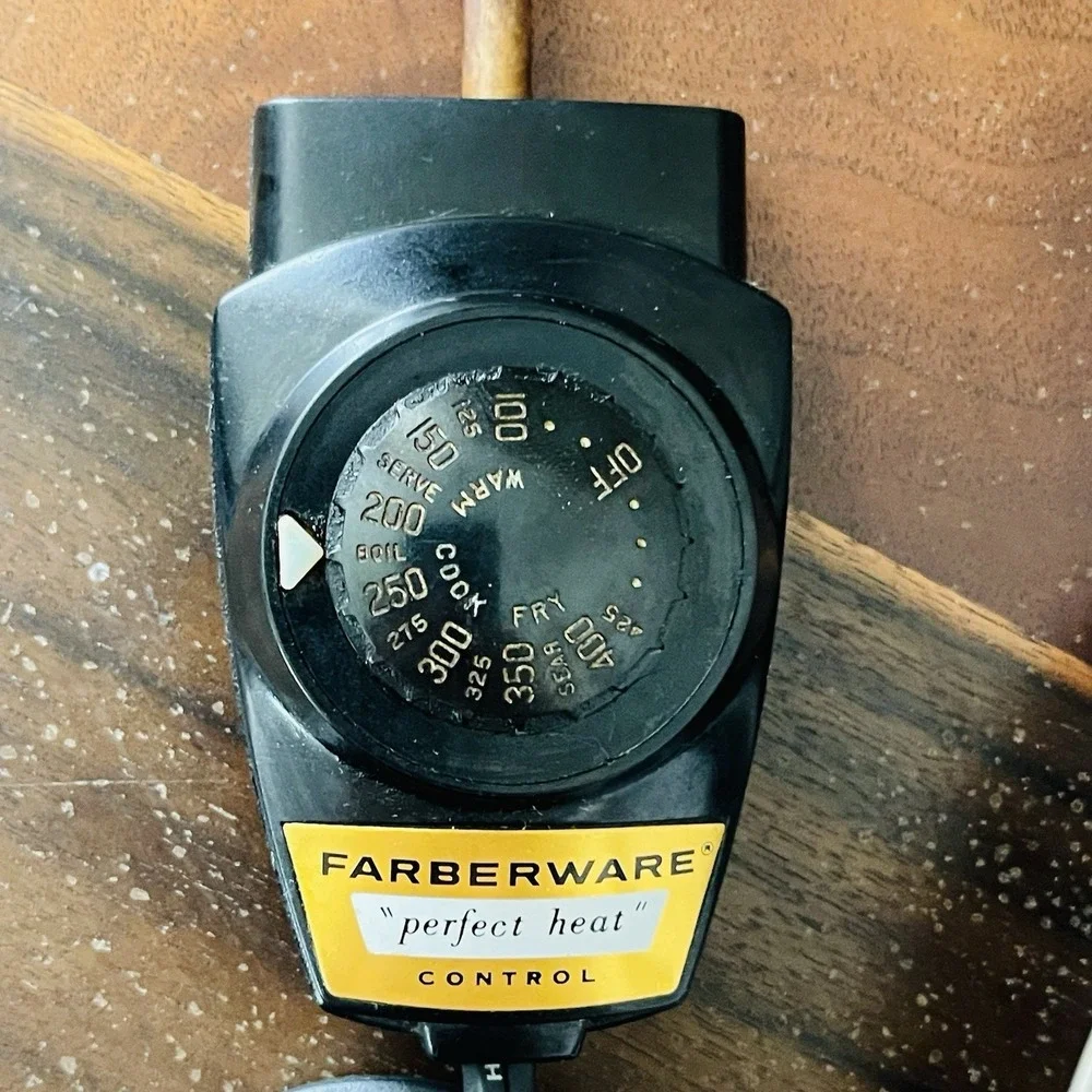 Farberware 312B Electric Fry Pan Stainless Steel 12